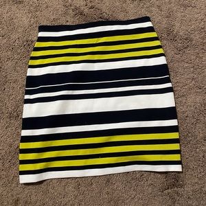 Stripped Pencil Skirt